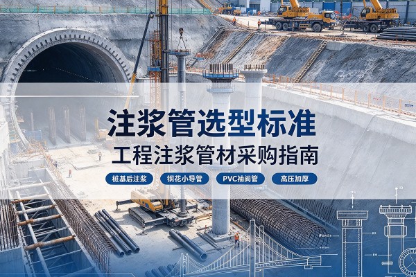 黄山注浆管选型标准