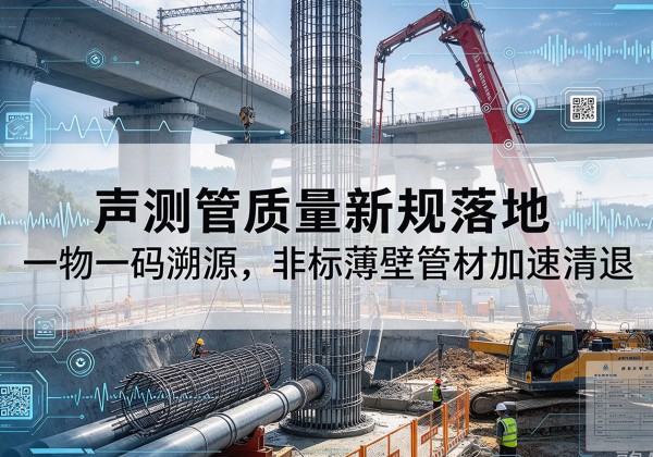 黄山声测管质量新规落地，一物一码溯源，非标薄壁管材加速清退